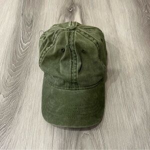 Old Navy Olive Green Washed Baseball Cap